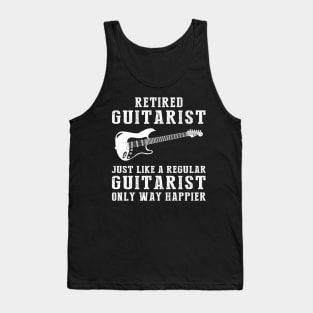 Strumming Retirement Bliss! Embrace Joy with this Humorous Guitarist Tee! Tank Top